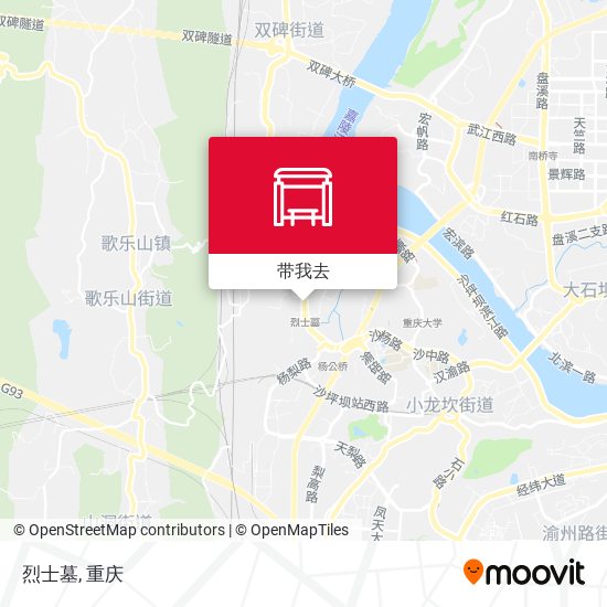 烈士墓地图