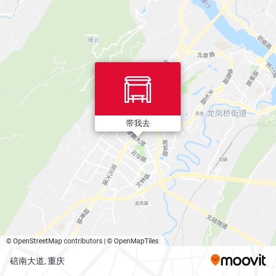碚南大道地图