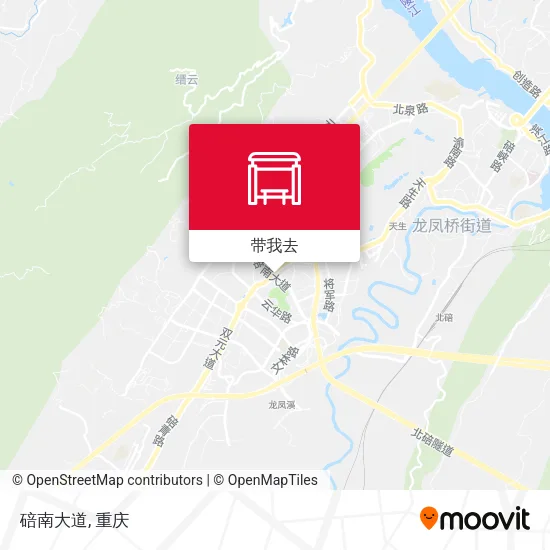 碚南大道地图