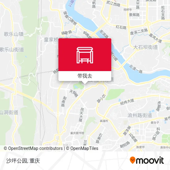 沙坪公园地图