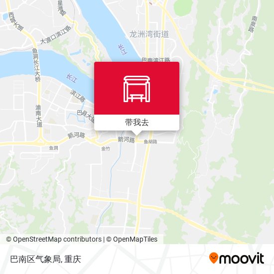 巴南区气象局地图