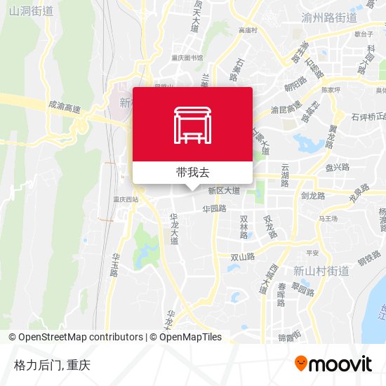 格力后门地图