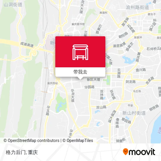 格力后门地图