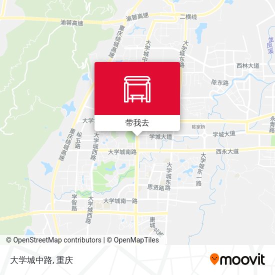 大学城中路地图