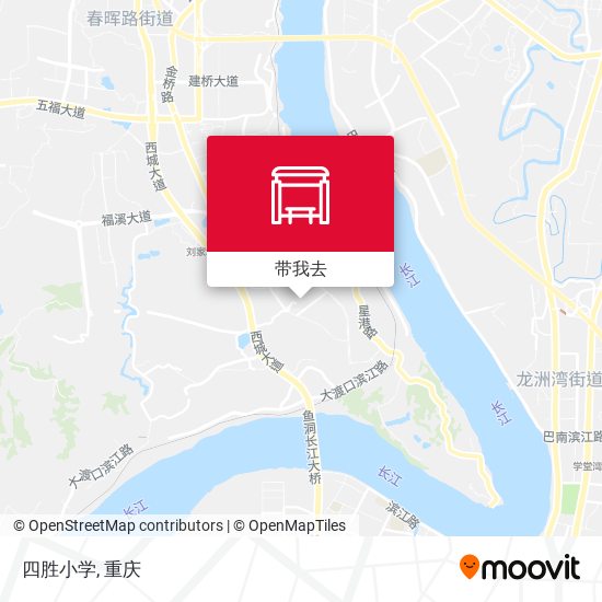 四胜小学地图