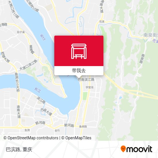 巴滨路地图