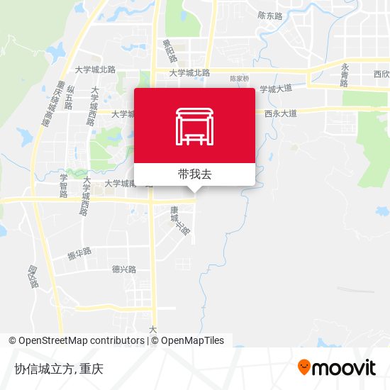 协信城立方地图