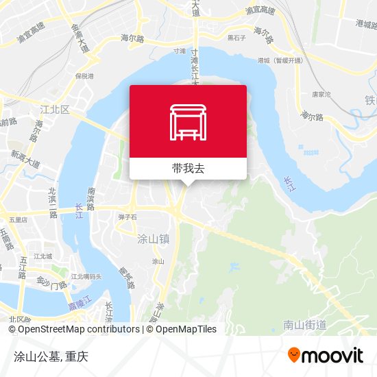 涂山公墓地图