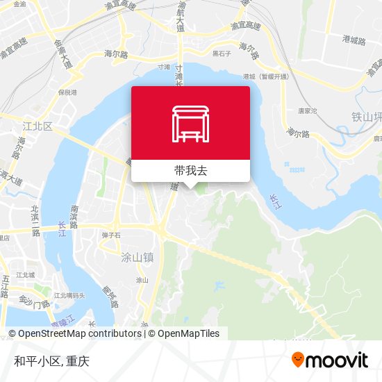 和平小区地图