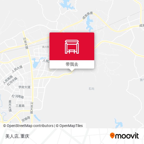 美人店地图