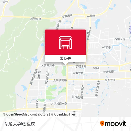轨道大学城地图