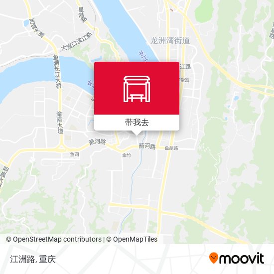 江洲路地图