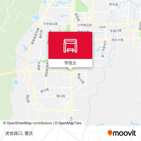 虎曾路口地图