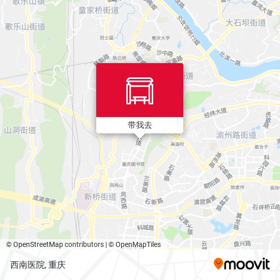 西南医院地图