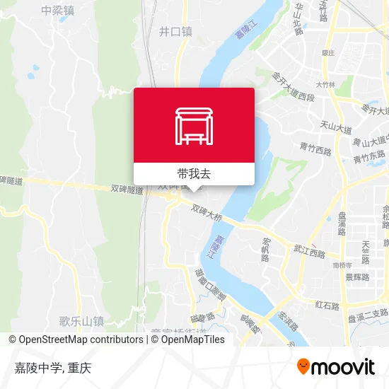 嘉陵中学地图