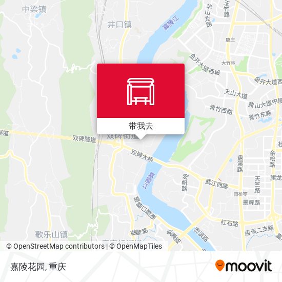 嘉陵花园地图