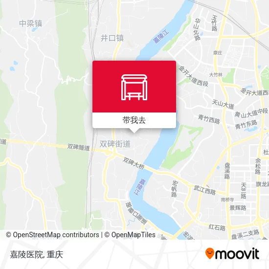 嘉陵医院地图