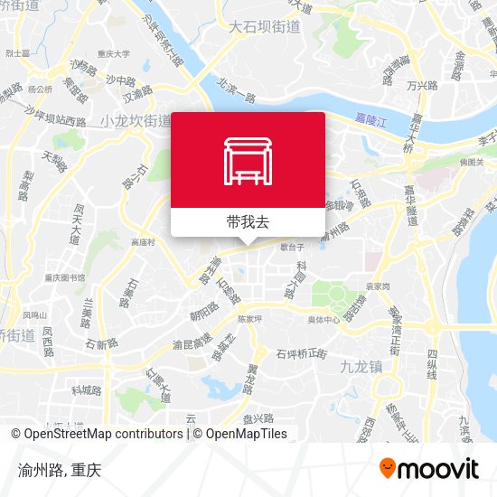 渝州路地图