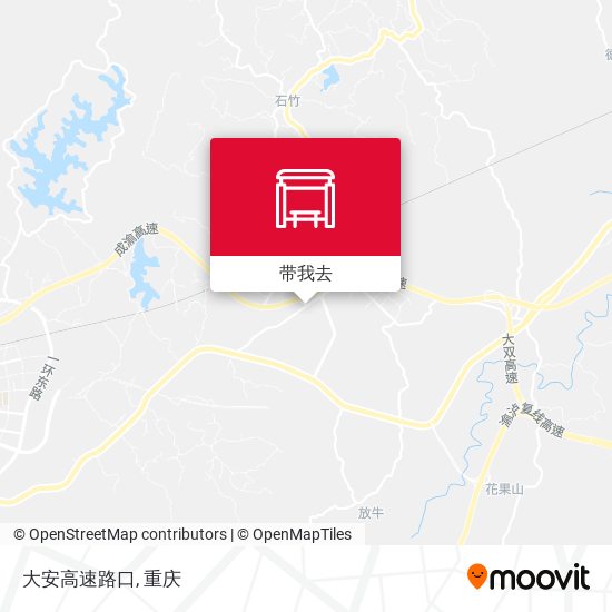 大安高速路口地图