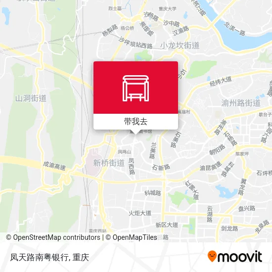 凤天路南粤银行地图