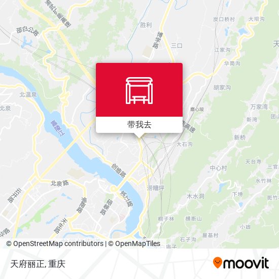 天府丽正地图