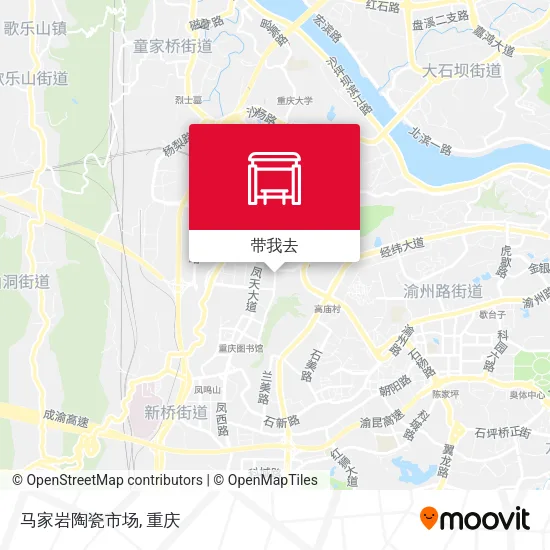 马家岩陶瓷市场地图