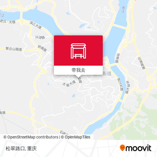 松翠路口地图