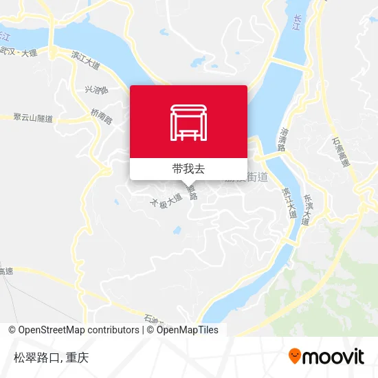 松翠路口地图