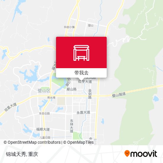 锦城天秀地图