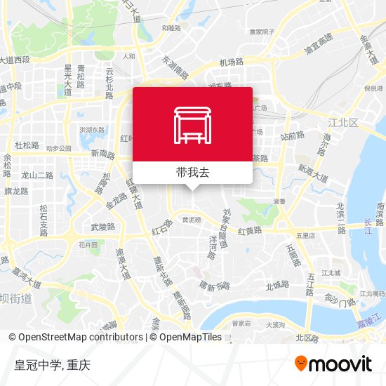 皇冠中学地图