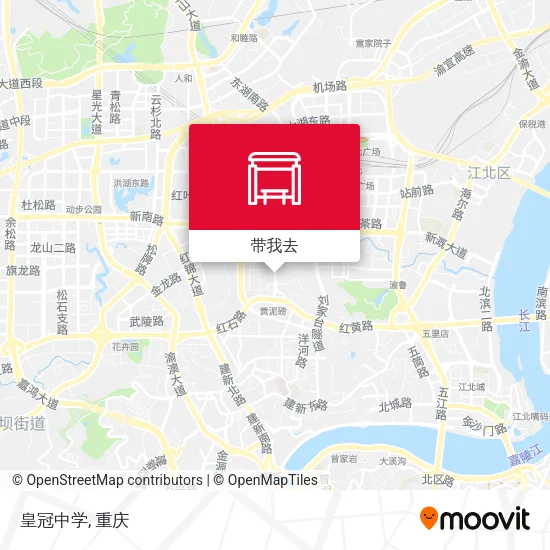 皇冠中学地图