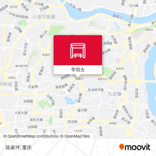 陈家坪地图