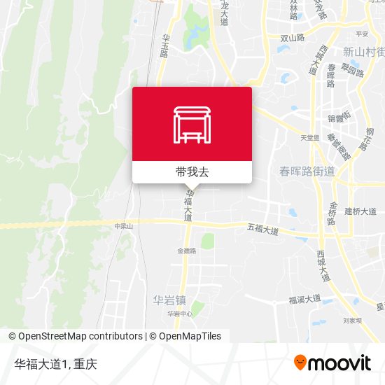 华福大道1地图