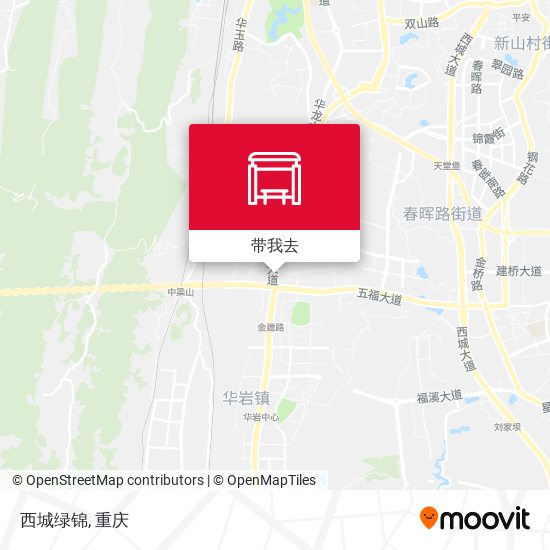 西城绿锦地图