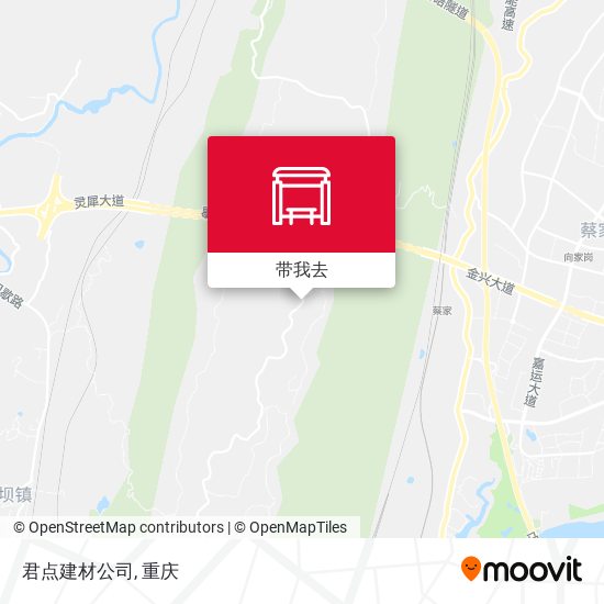 君点建材公司地图