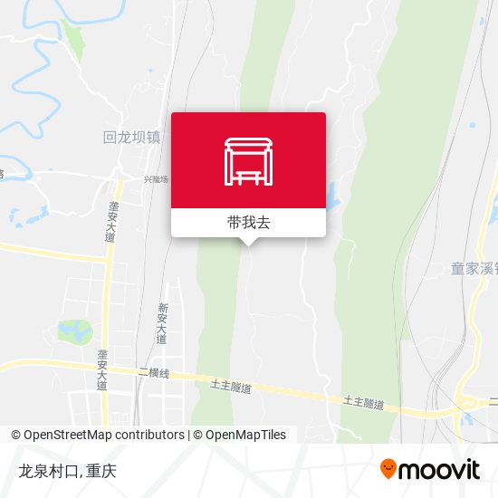 龙泉村口地图