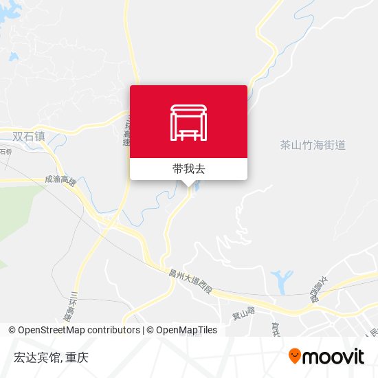 宏达宾馆地图
