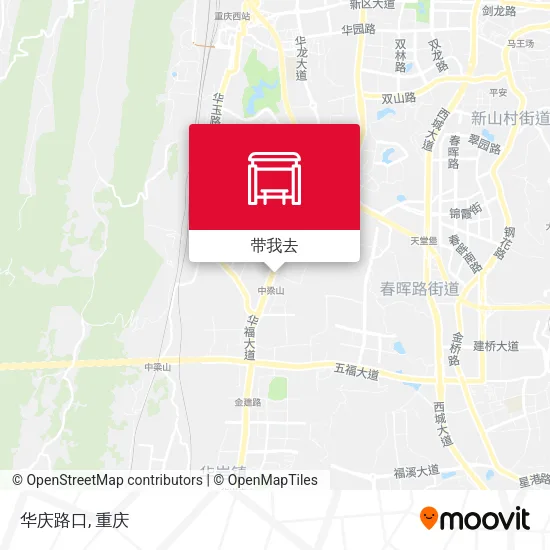 华庆路口地图