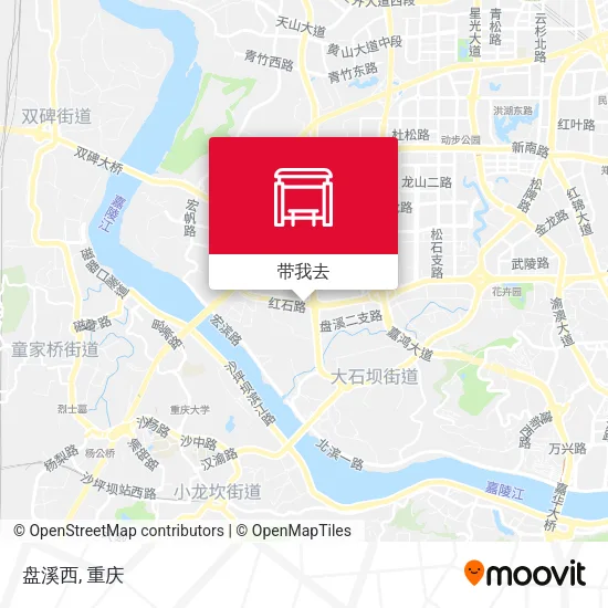 盘溪西地图