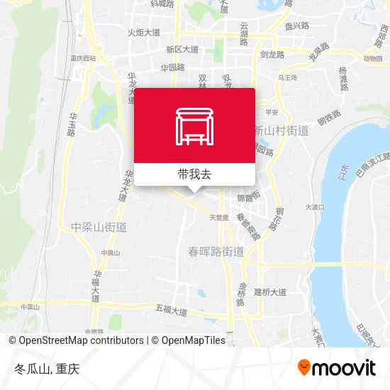 冬瓜山地图