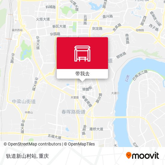 轨道新山村站地图