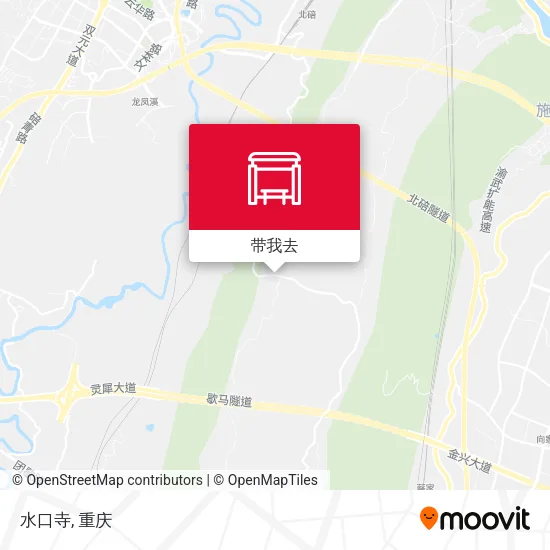 水口寺地图