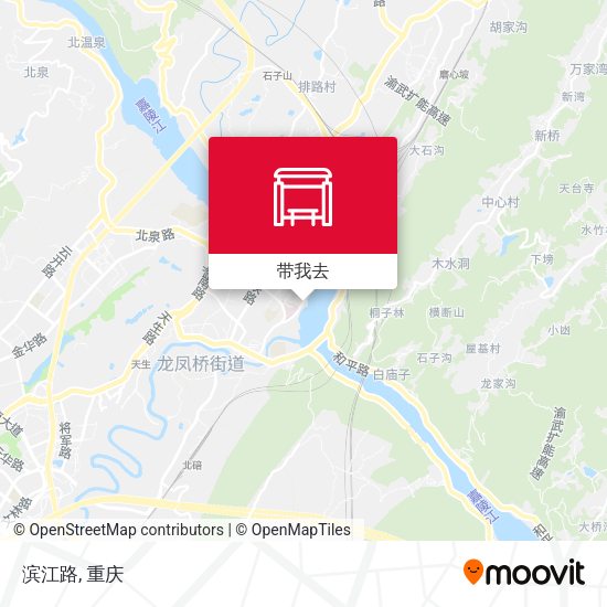 滨江路地图