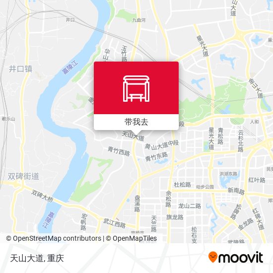 天山大道地图