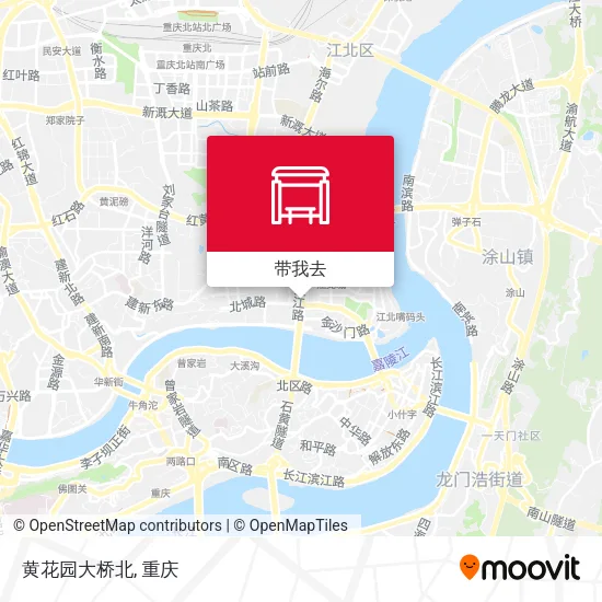 黄花园大桥北地图