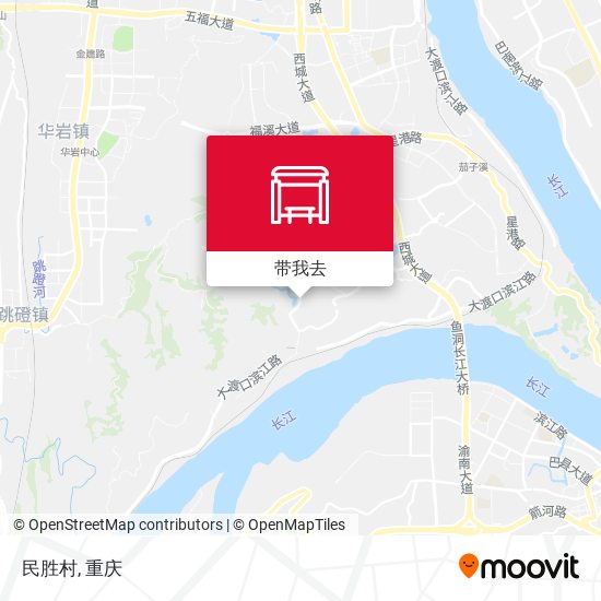 民胜村地图