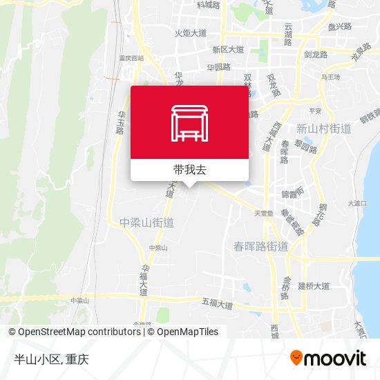 半山小区地图