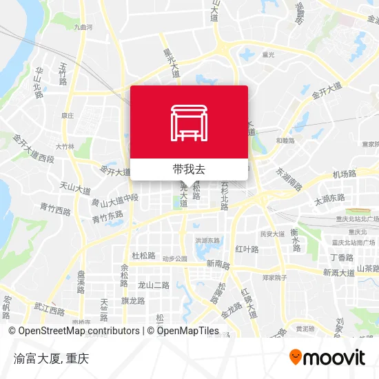 渝富大厦地图