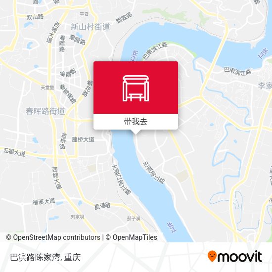 巴滨路陈家湾地图