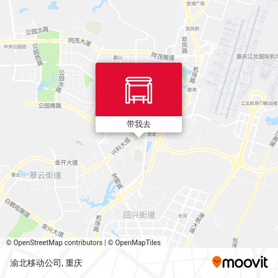 渝北移动公司地图